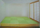 高床式たたみ　琉球畳・へりなし畳タイプ